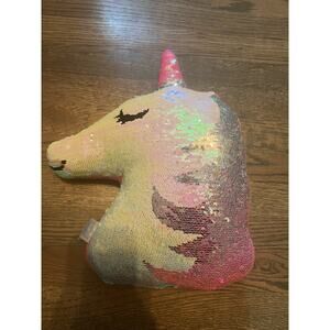 Magical Unicorn Reversible‎ Sequin Pillow